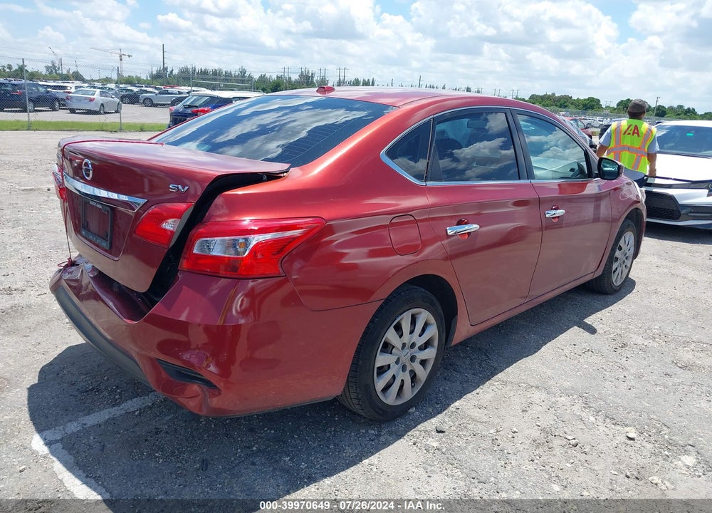 2017 NISSAN SENTRA SV VIN: 3N1AB7AP8HY266549