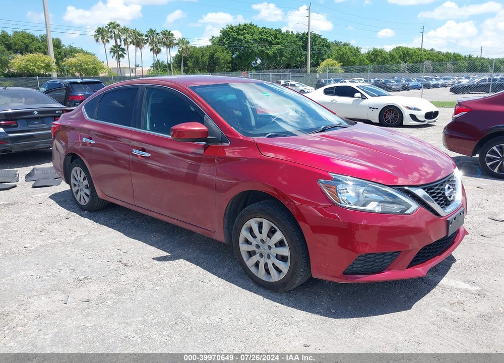 2017 NISSAN SENTRA SV VIN: 3N1AB7AP8HY266549