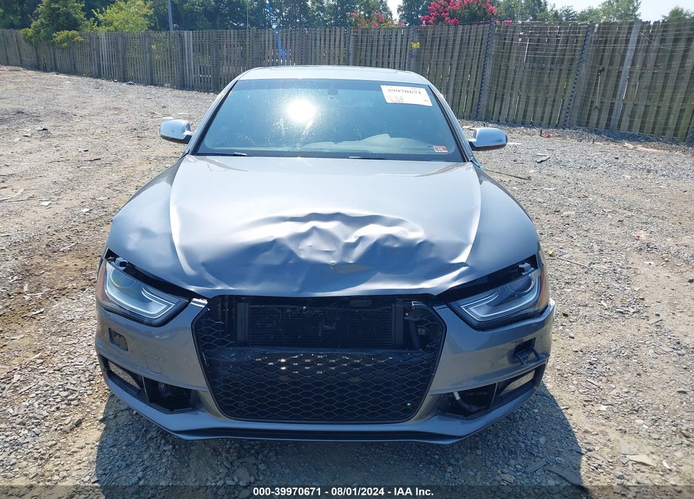 2014 AUDI S4 3.0T PREMIUM PLUS VIN: WAUDGAFL3EA082955