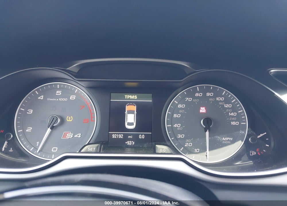 2014 AUDI S4 3.0T PREMIUM PLUS VIN: WAUDGAFL3EA082955