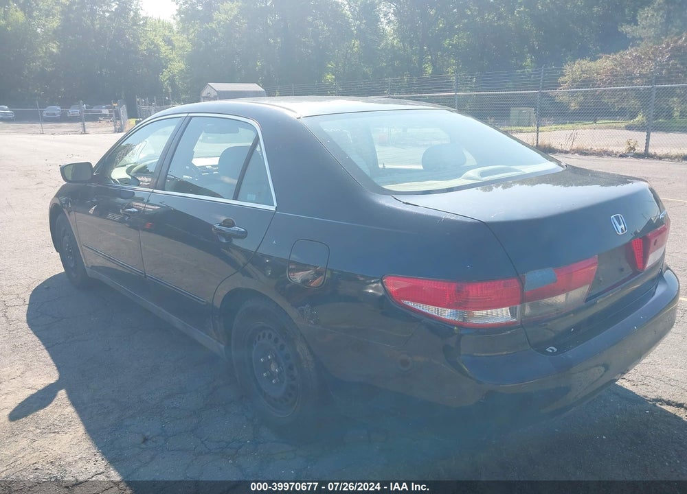 2003 HONDA ACCORD 2.4 LX VIN: 3HGCM56373G713625