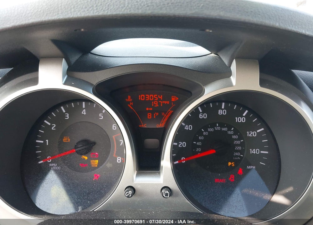2013 NISSAN JUKE SV VIN: JN8AF5MR7DT222939