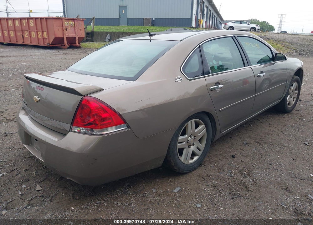 2007 CHEVROLET IMPALA LTZ VIN: 2G1WU58R279180279
