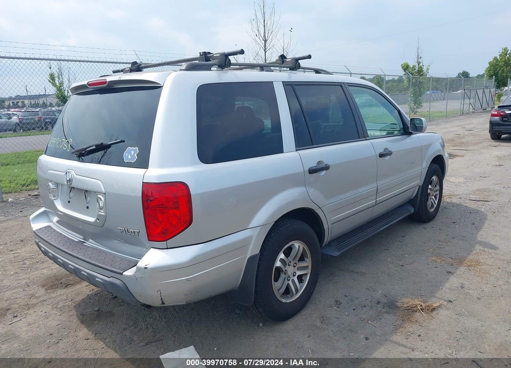 2004 HONDA PILOT EX-L VIN: 2HKYF18524H556228