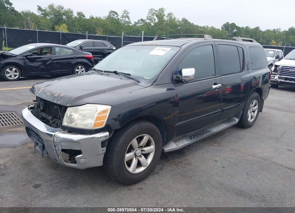 2004 NISSAN PATHFINDER ARMADA LE VIN: 5N1AA08A44N724714