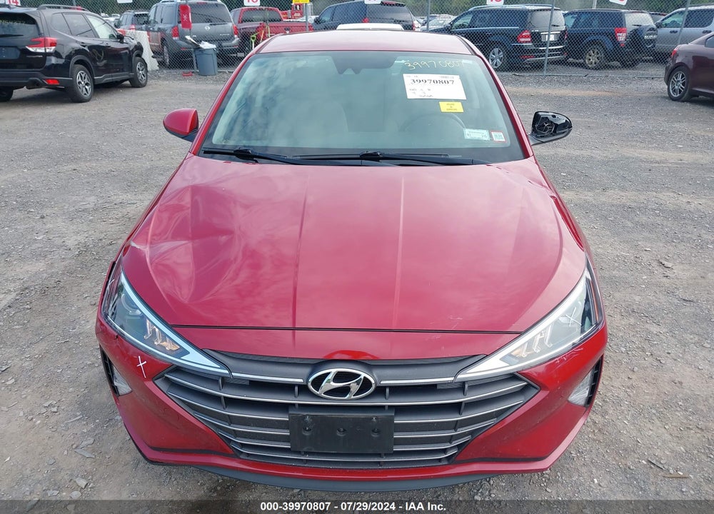 2019 HYUNDAI ELANTRA SEL VIN: KMHD84LF7KU769863