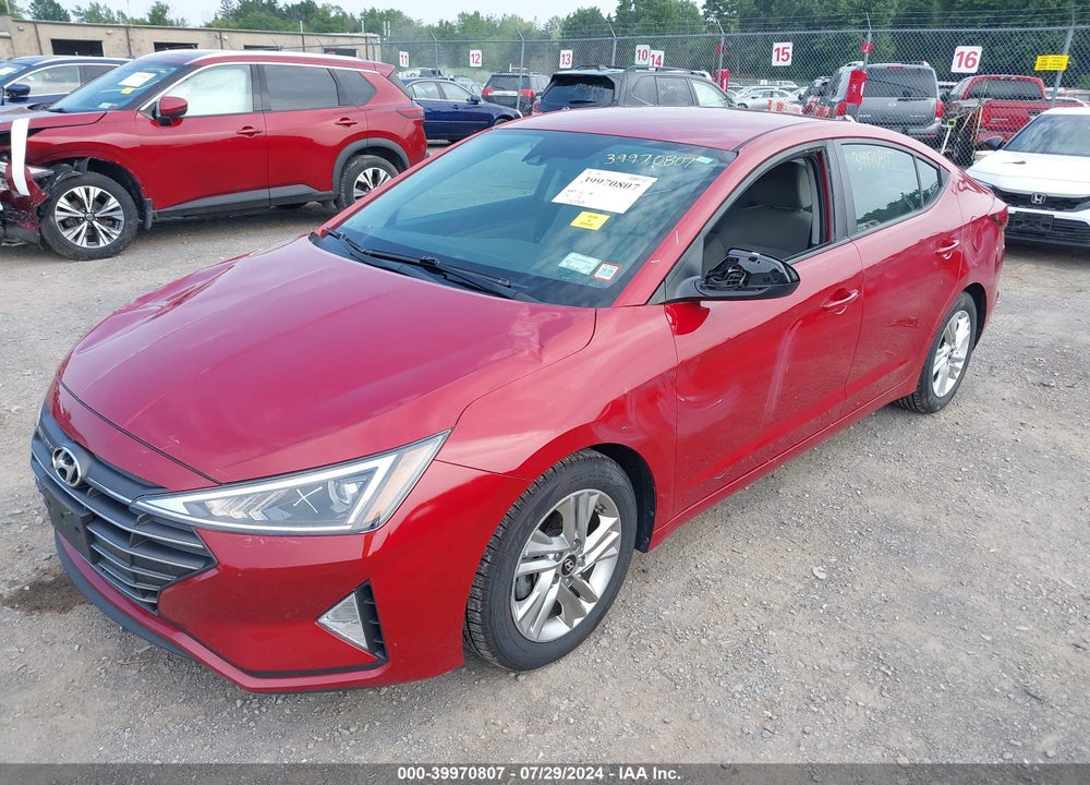 2019 HYUNDAI ELANTRA SEL VIN: KMHD84LF7KU769863