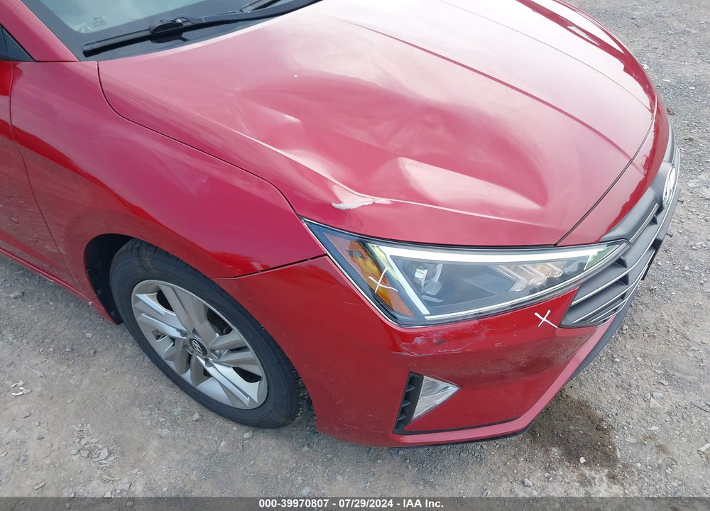 2019 HYUNDAI ELANTRA SEL VIN: KMHD84LF7KU769863