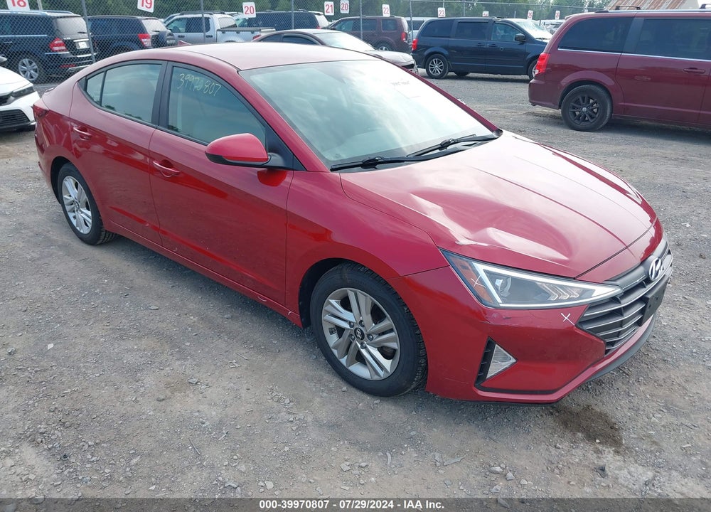 2019 HYUNDAI ELANTRA SEL VIN: KMHD84LF7KU769863