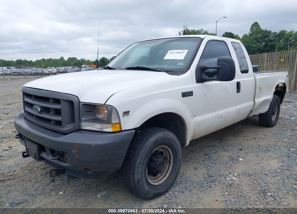 2002 FORD F-250 LARIAT/XL/XLT VIN: 1FTNX21L72EC86909