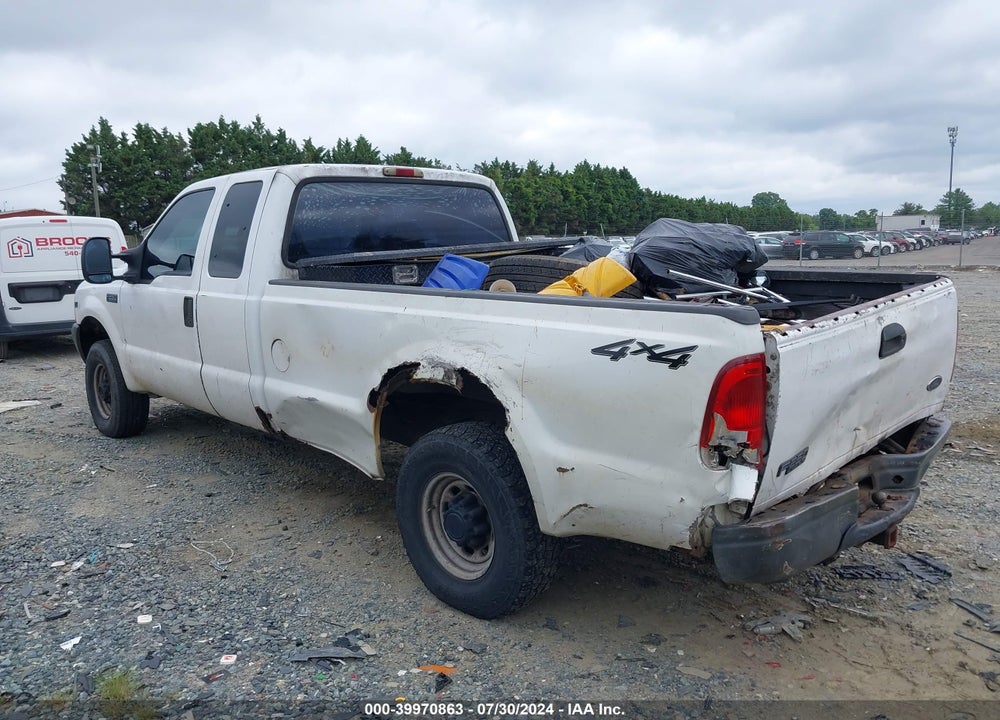2002 FORD F-250 LARIAT/XL/XLT VIN: 1FTNX21L72EC86909