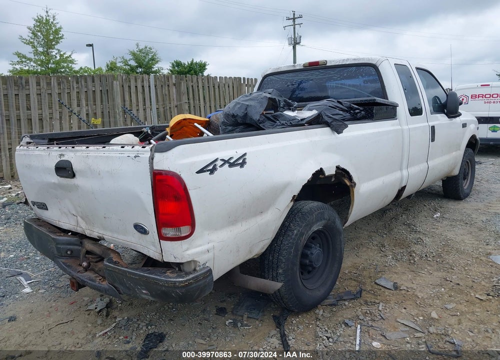 2002 FORD F-250 LARIAT/XL/XLT VIN: 1FTNX21L72EC86909