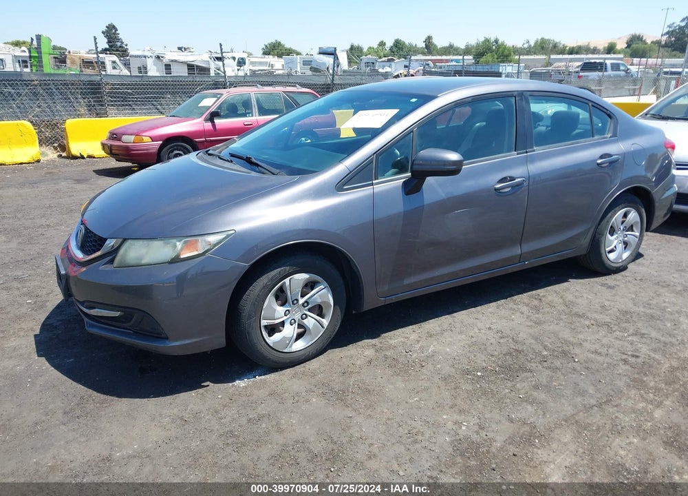 2014 HONDA CIVIC LX VIN: 19XFB2F57EE259425