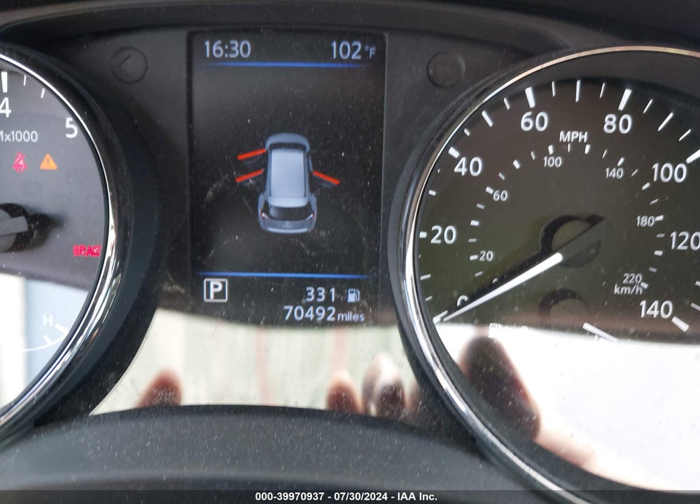 2019 NISSAN ROGUE SV VIN: 5N1AT2MV6KC758175