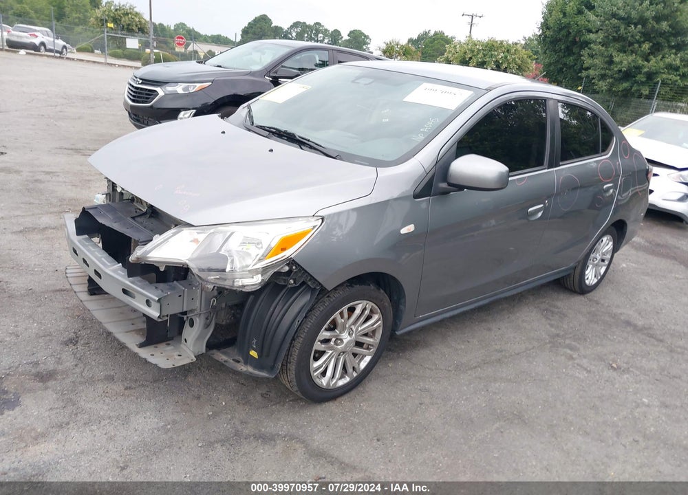 2021 MITSUBISHI MIRAGE G4 CARBONITE EDITION/ES/LE VIN: ML32FUFJ8MHF02119