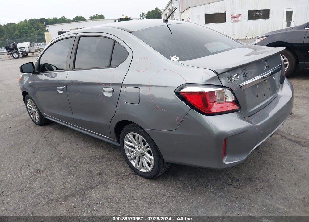 2021 MITSUBISHI MIRAGE G4 CARBONITE EDITION/ES/LE VIN: ML32FUFJ8MHF02119