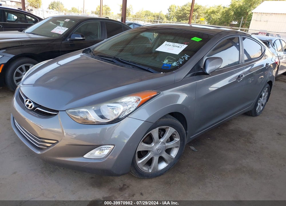 2012 HYUNDAI ELANTRA LIMITED VIN: 5NPDH4AE1CH148984