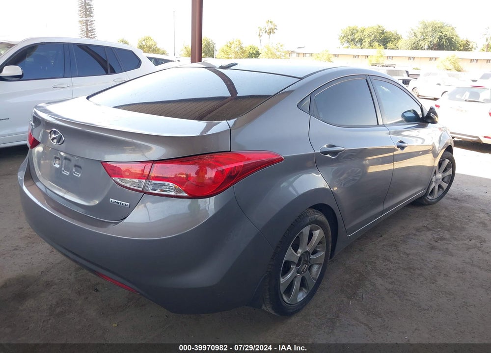 2012 HYUNDAI ELANTRA LIMITED VIN: 5NPDH4AE1CH148984