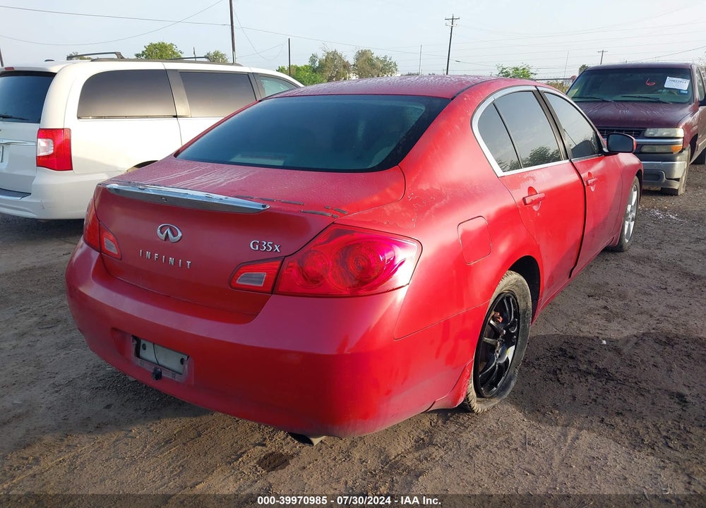 2007 INFINITI G35X VIN: JNKBV61F17M807791