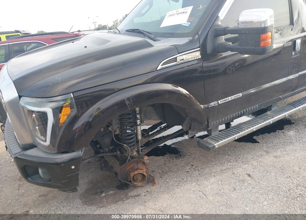 2013 FORD F-250 LARIAT VIN: 1FT7W2BT7DEB73538