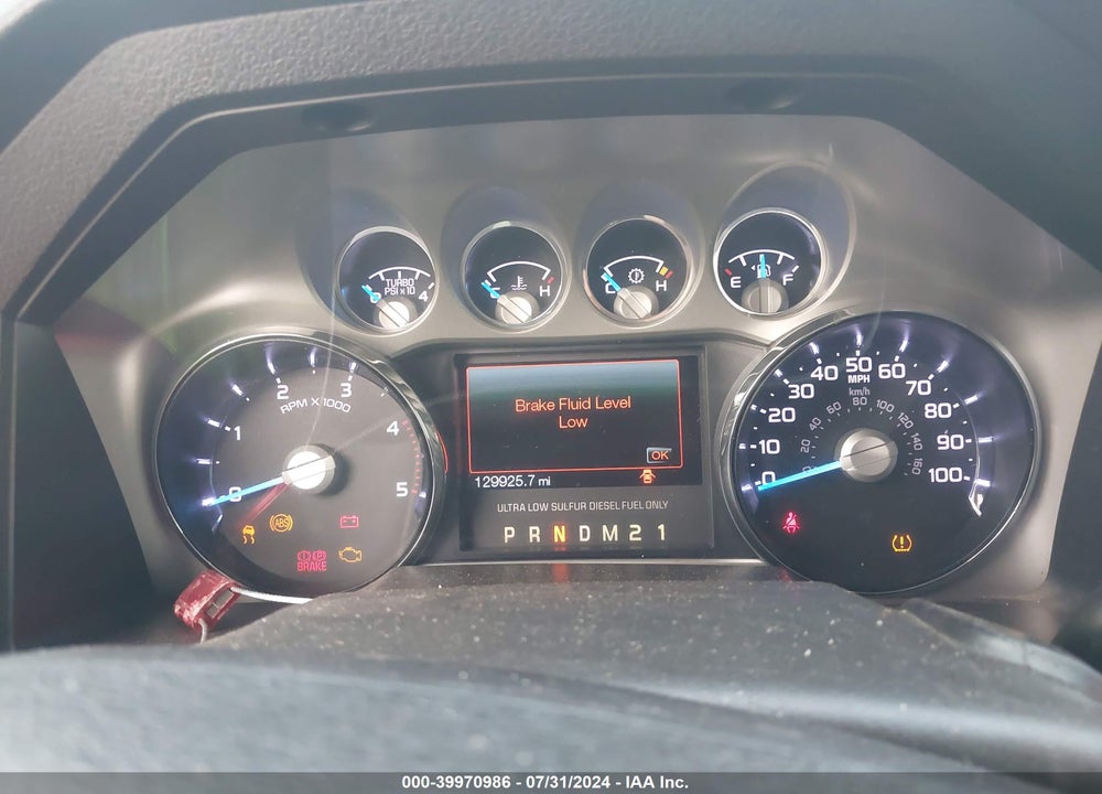 2013 FORD F-250 LARIAT VIN: 1FT7W2BT7DEB73538