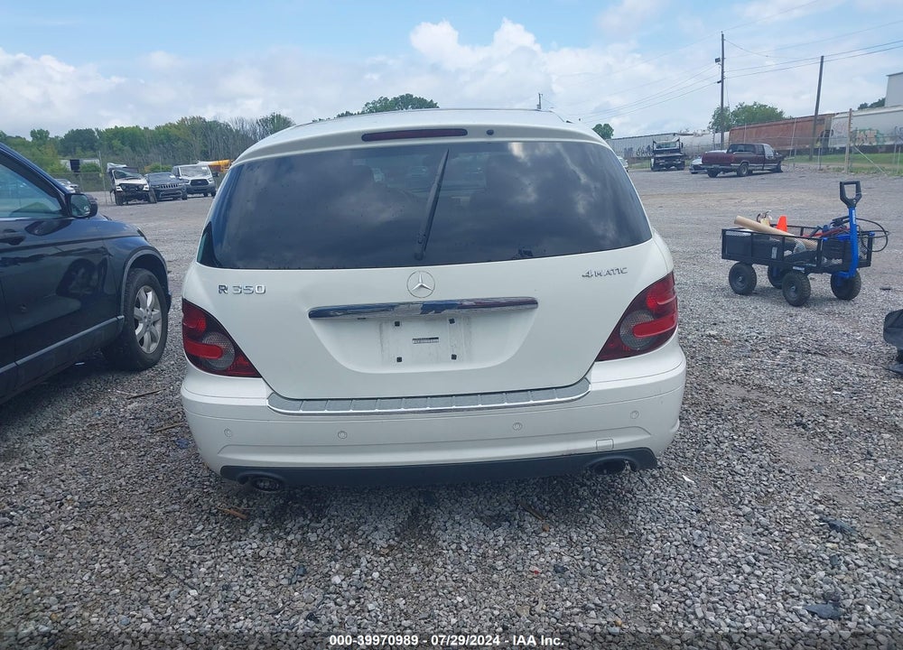 2008 MERCEDES-BENZ R 350 4MATIC VIN: 4JGCB65E88A064299