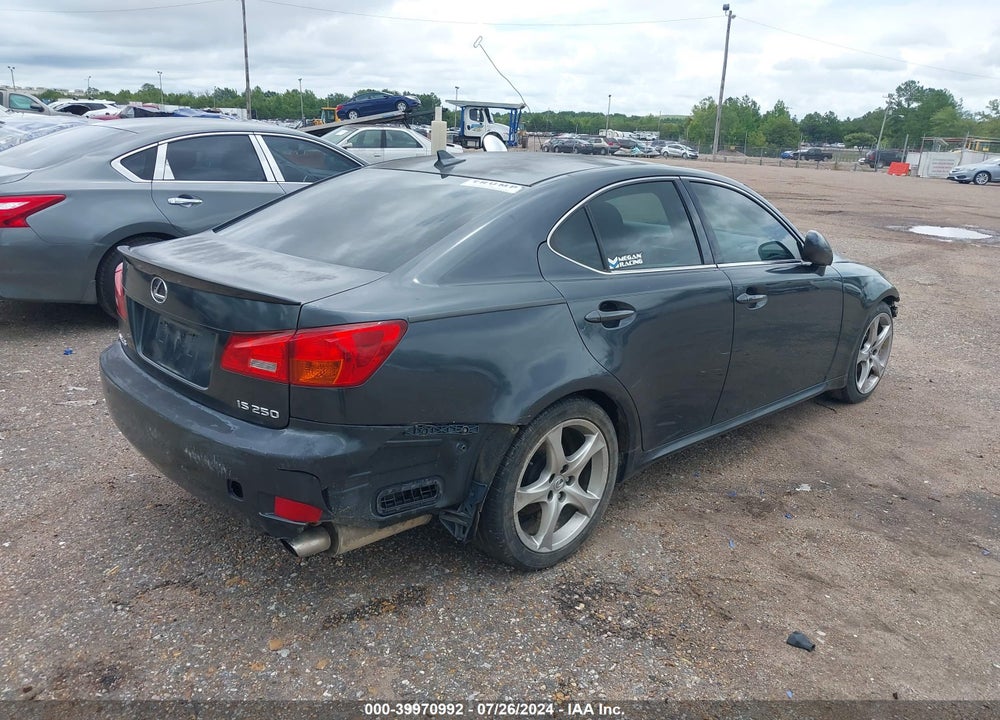 2007 LEXUS IS 250 VIN: JTHBK262972027332