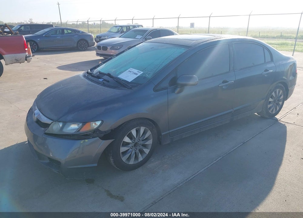 2010 HONDA CIVIC EX-L VIN: 2HGFA1F92AH555162