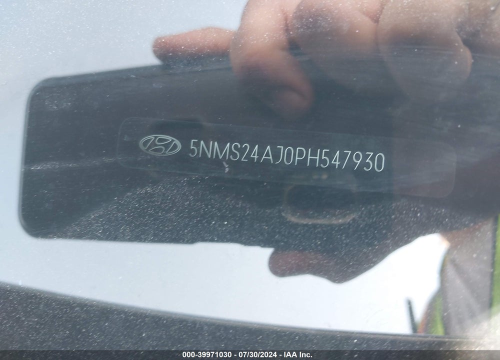 2023 HYUNDAI SANTA FE SEL VIN: 5NMS24AJ0PH547930