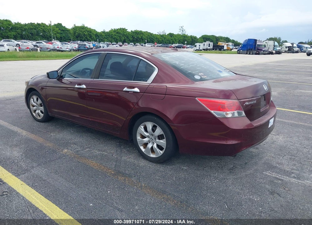 2008 HONDA ACCORD 3.5 EX-L VIN: 1HGCP36858A008707