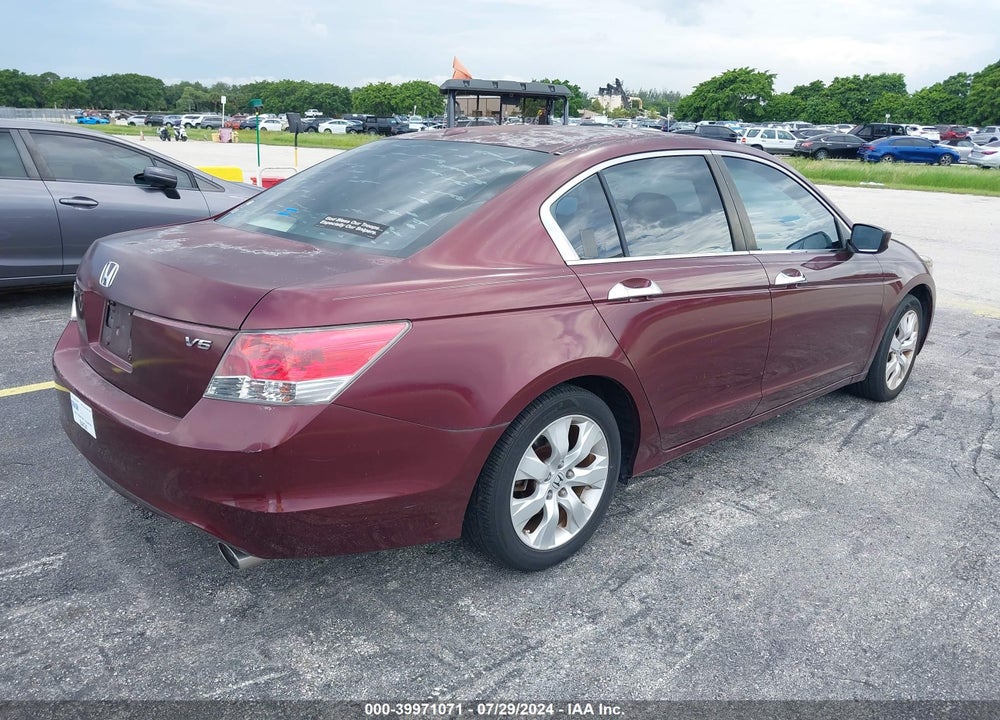 2008 HONDA ACCORD 3.5 EX-L VIN: 1HGCP36858A008707