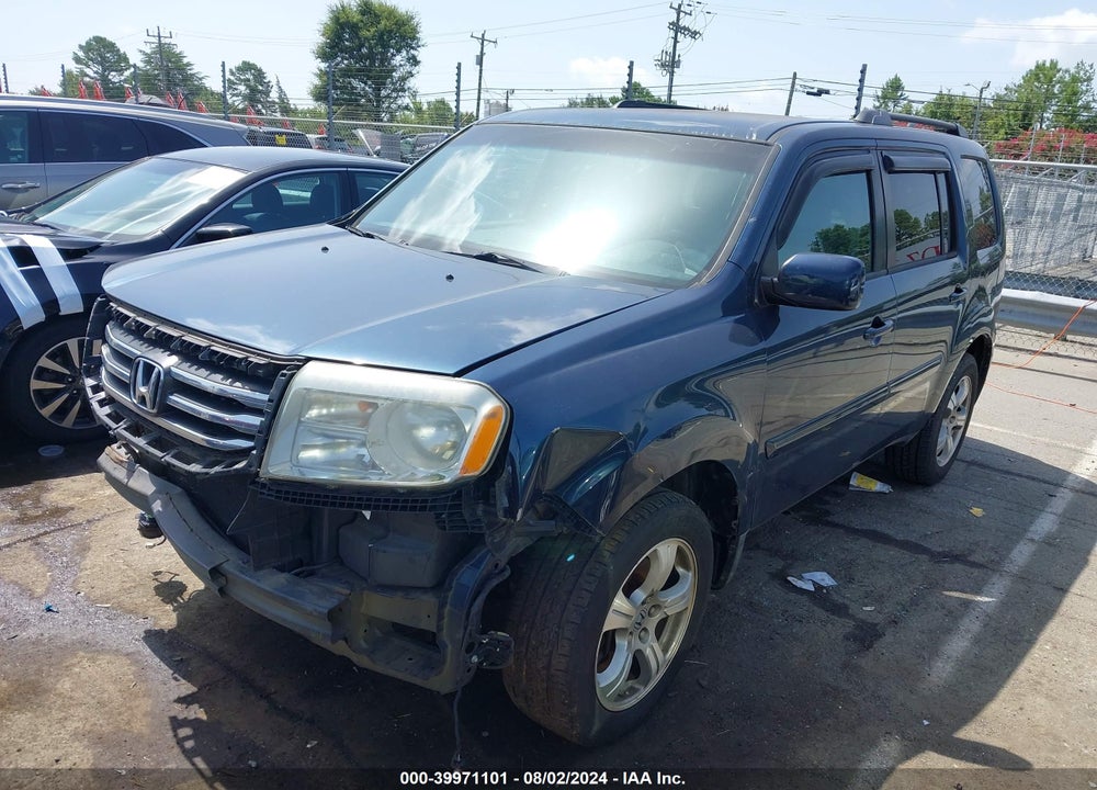 2012 HONDA PILOT EX VIN: 5FNYF3H42CB025420