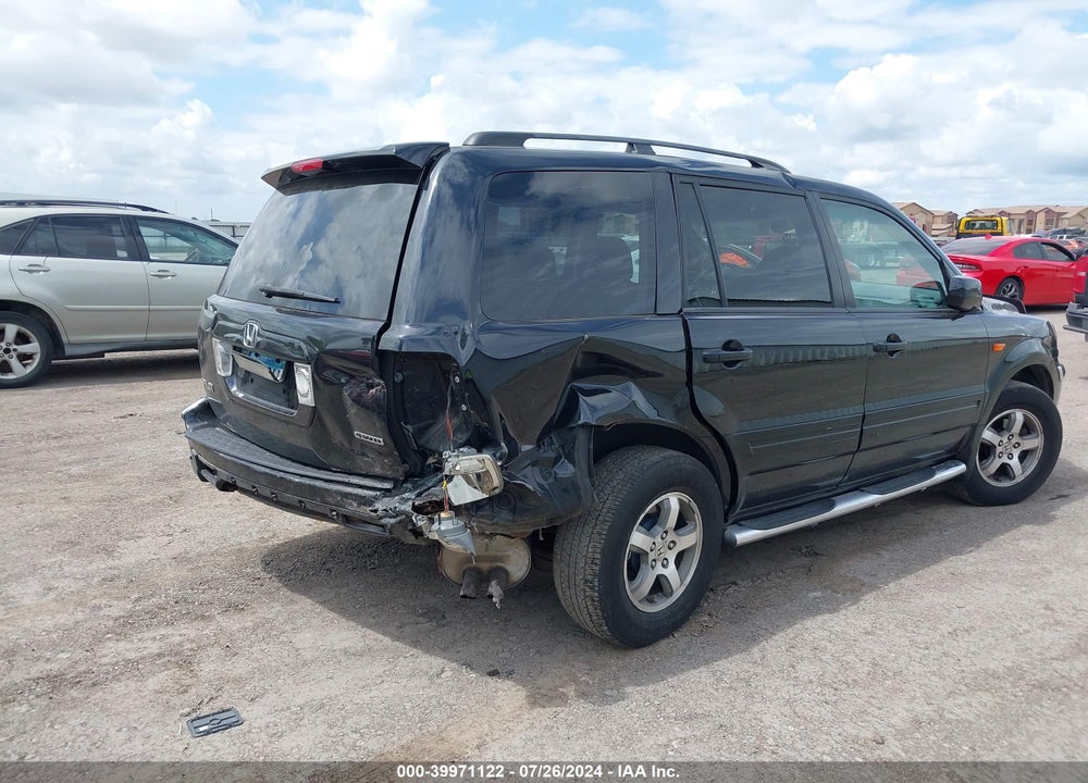 2006 HONDA PILOT EX-L VIN: 5FNYF18696B019432