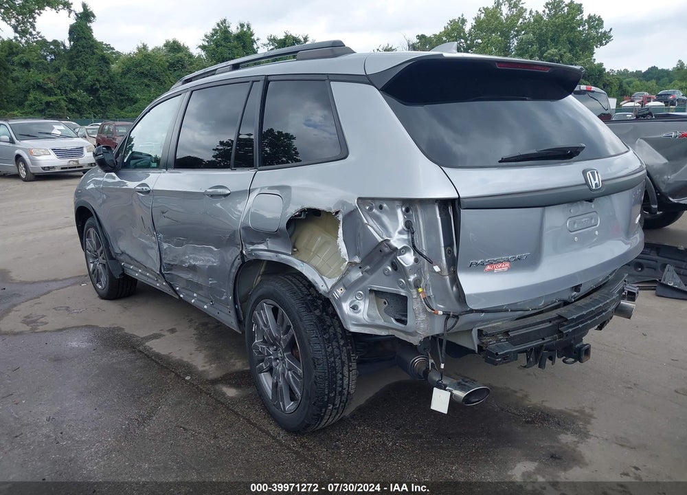 2019 HONDA PASSPORT EX-L VIN: 5FNYF8H50KB011648