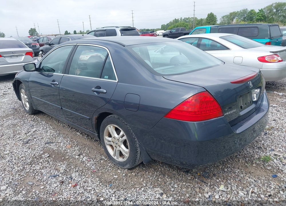 2006 HONDA ACCORD 2.4 SE VIN: 1HGCM563X6A167292