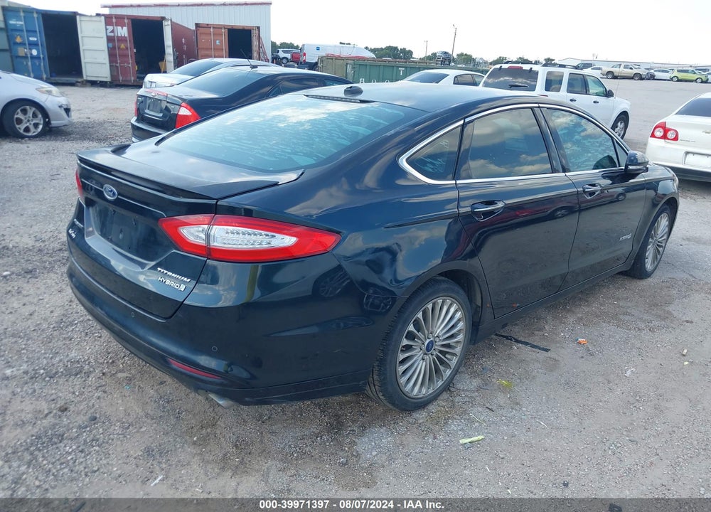 2014 FORD FUSION HYBRID TITANIUM VIN: 3FA6P0RU9ER395479