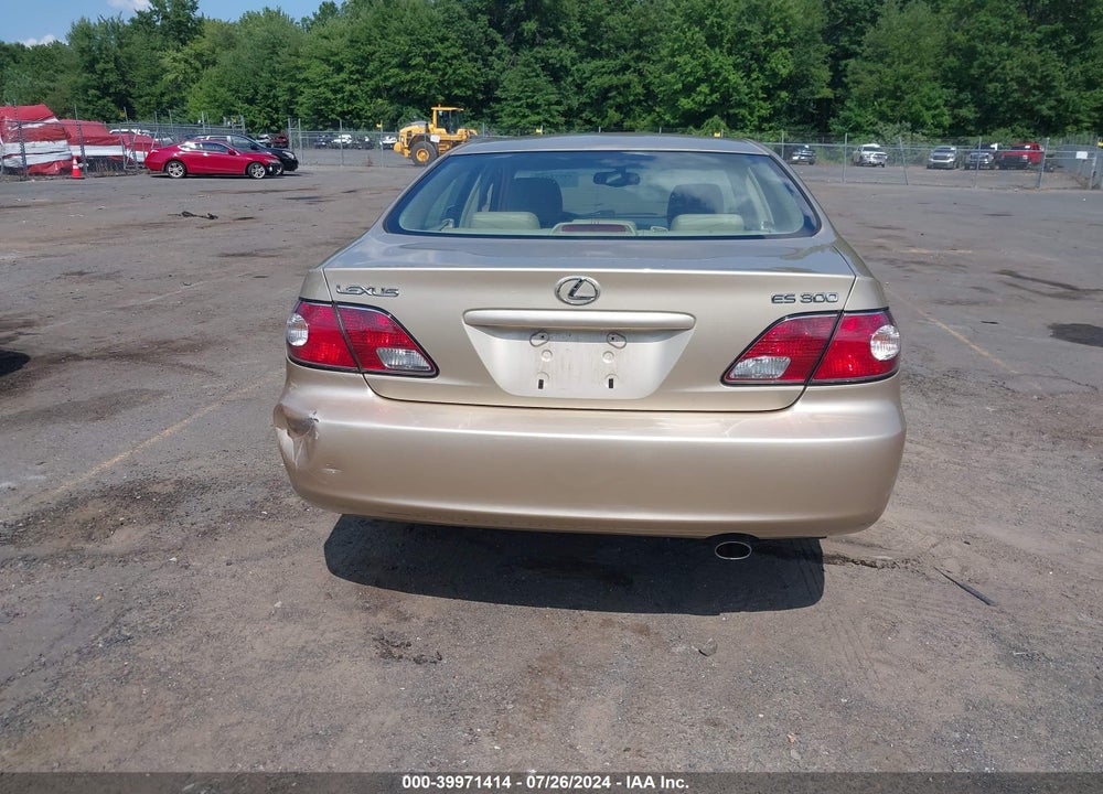 2003 LEXUS ES 300 VIN: JTHBF30G630139171