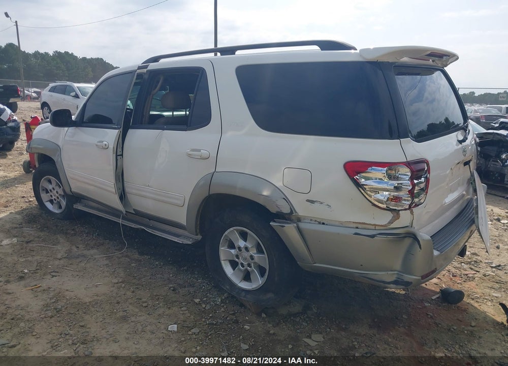 2003 TOYOTA SEQUOIA SR5 V8 VIN: 5TDZT34AX3S181693