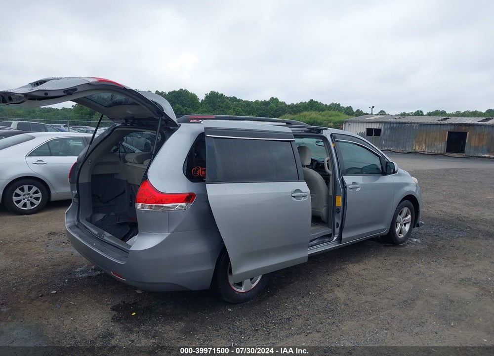 2012 TOYOTA SIENNA LE V6 8 PASSENGER VIN: 5TDKK3DC9CS202328