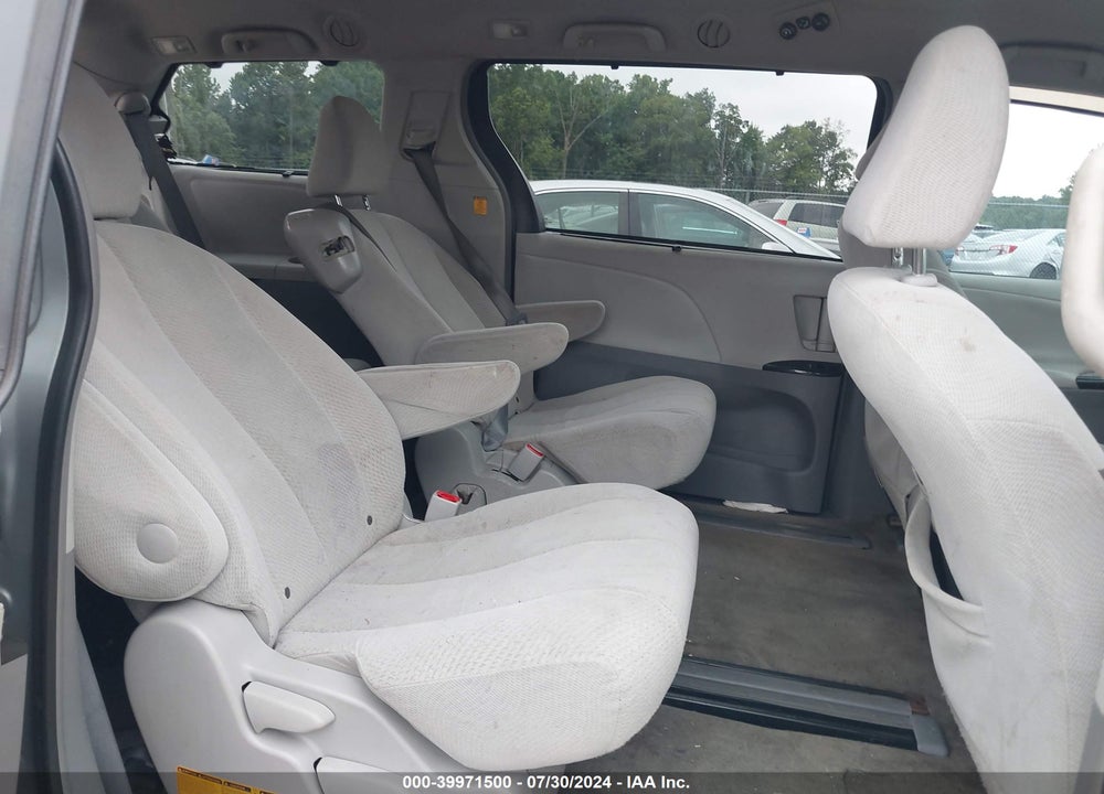 2012 TOYOTA SIENNA LE V6 8 PASSENGER VIN: 5TDKK3DC9CS202328