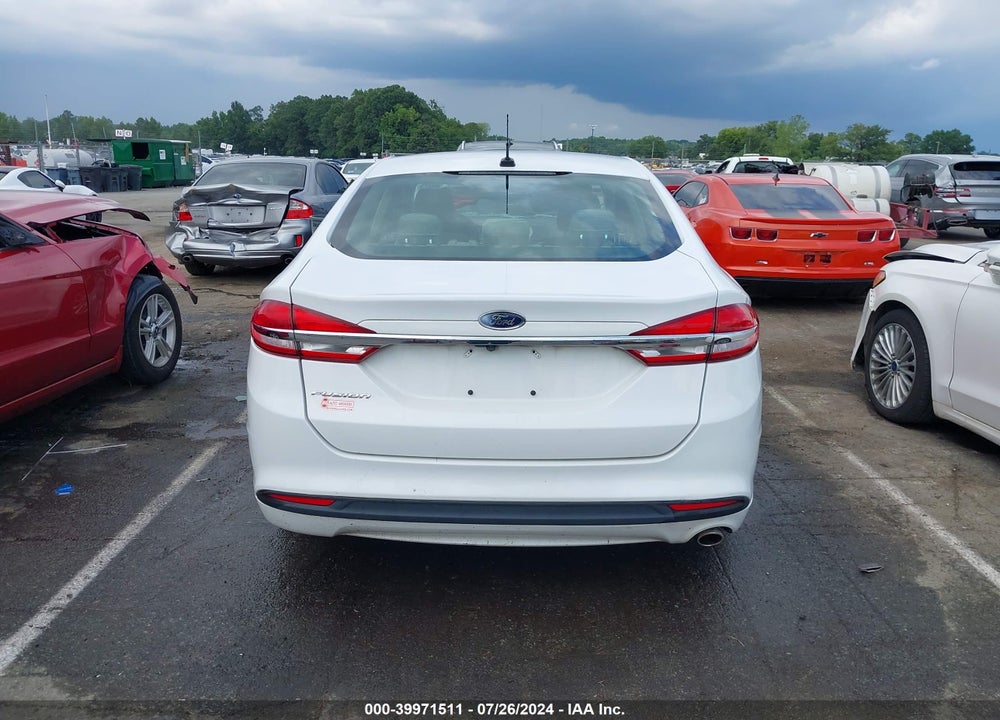 2017 FORD FUSION S VIN: 3FA6P0G72HR159788