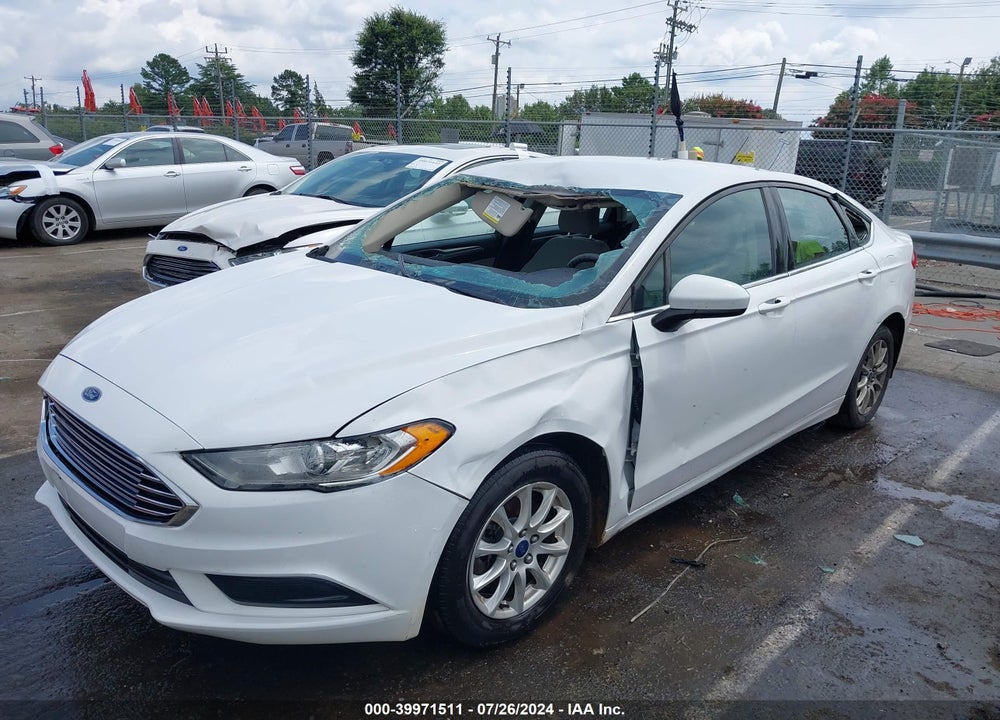 2017 FORD FUSION S VIN: 3FA6P0G72HR159788