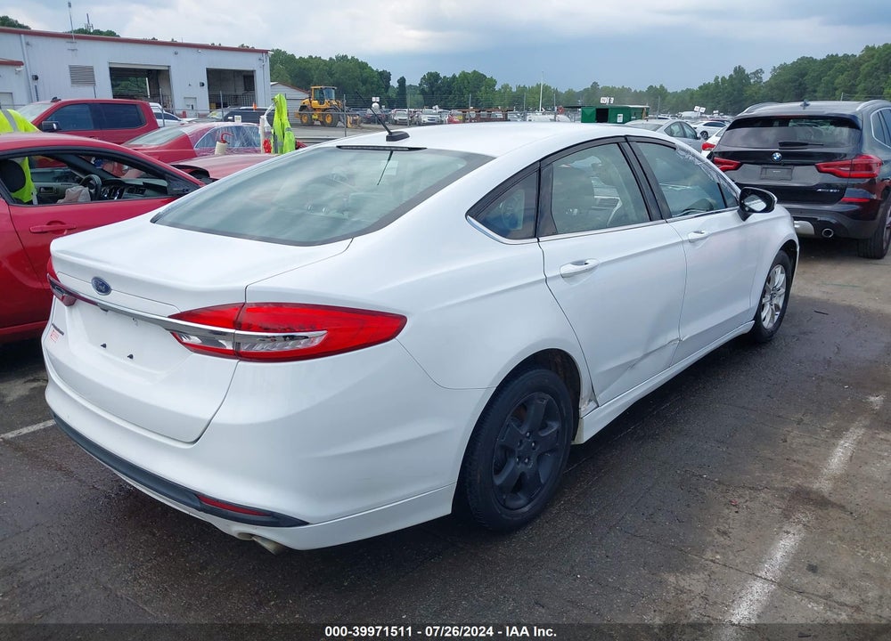 2017 FORD FUSION S VIN: 3FA6P0G72HR159788