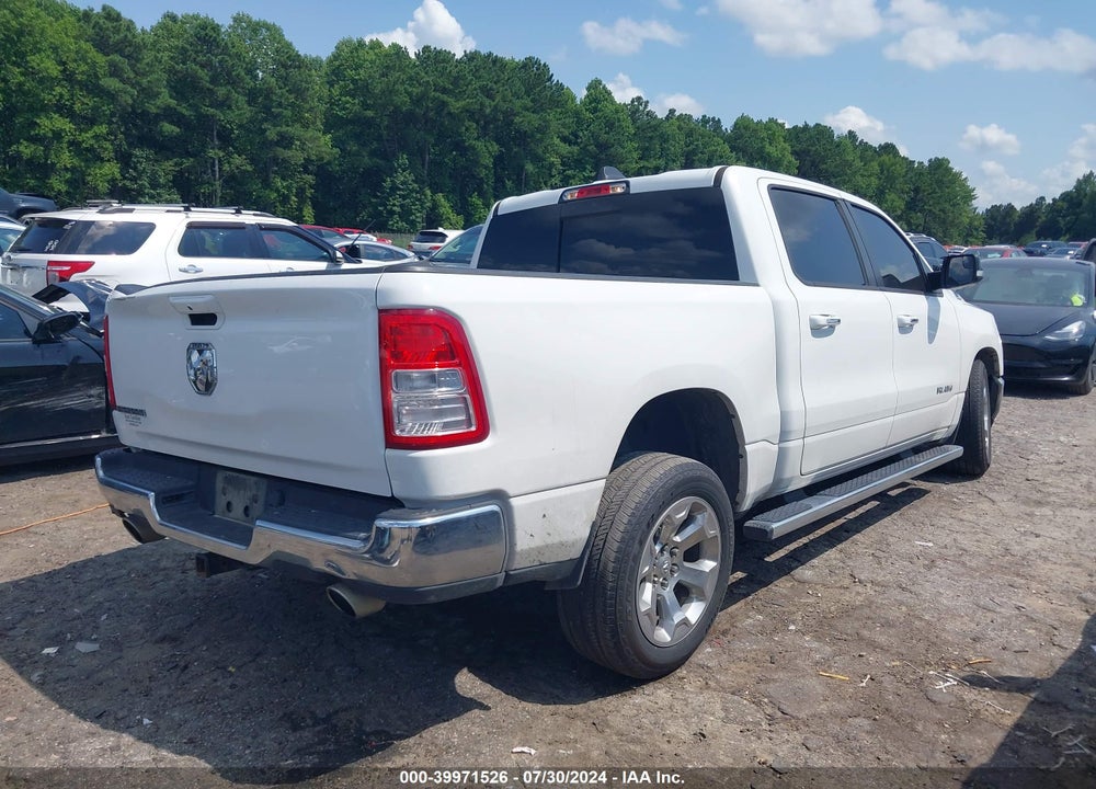 2020 RAM 1500 BIG HORN 4X4 5'7 BOX VIN: 1C6SRFFT4LN327017