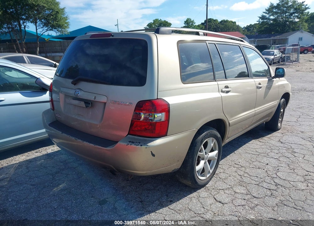2005 TOYOTA HIGHLANDER VIN: JTEGD21A350119623