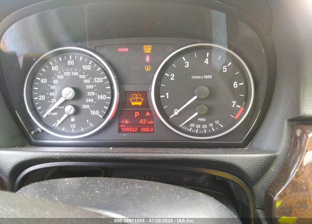2007 BMW 328I VIN: WBAVA33557KX81461