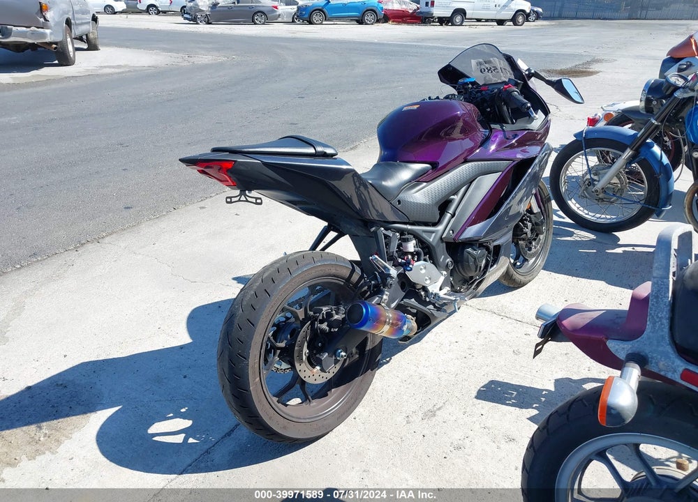 2023 YAMAHA YZFR3 A VIN: MH3RH18Y6PK010919