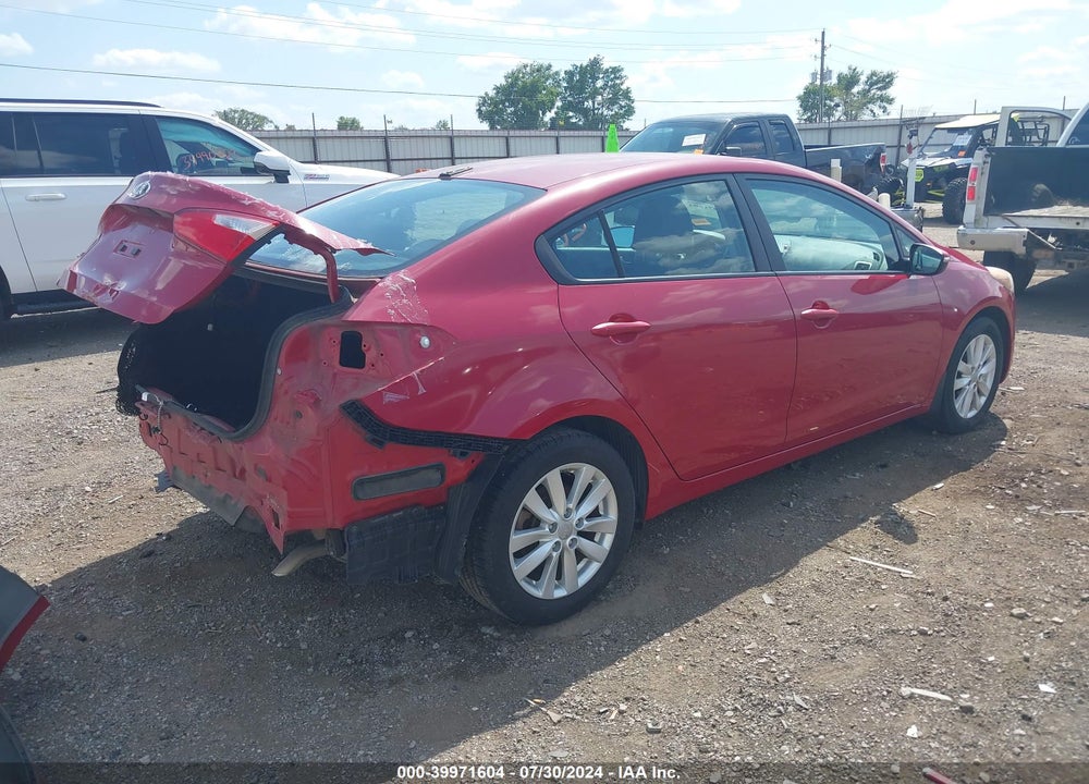 2014 KIA FORTE LX VIN: KNAFX4A62E5196028