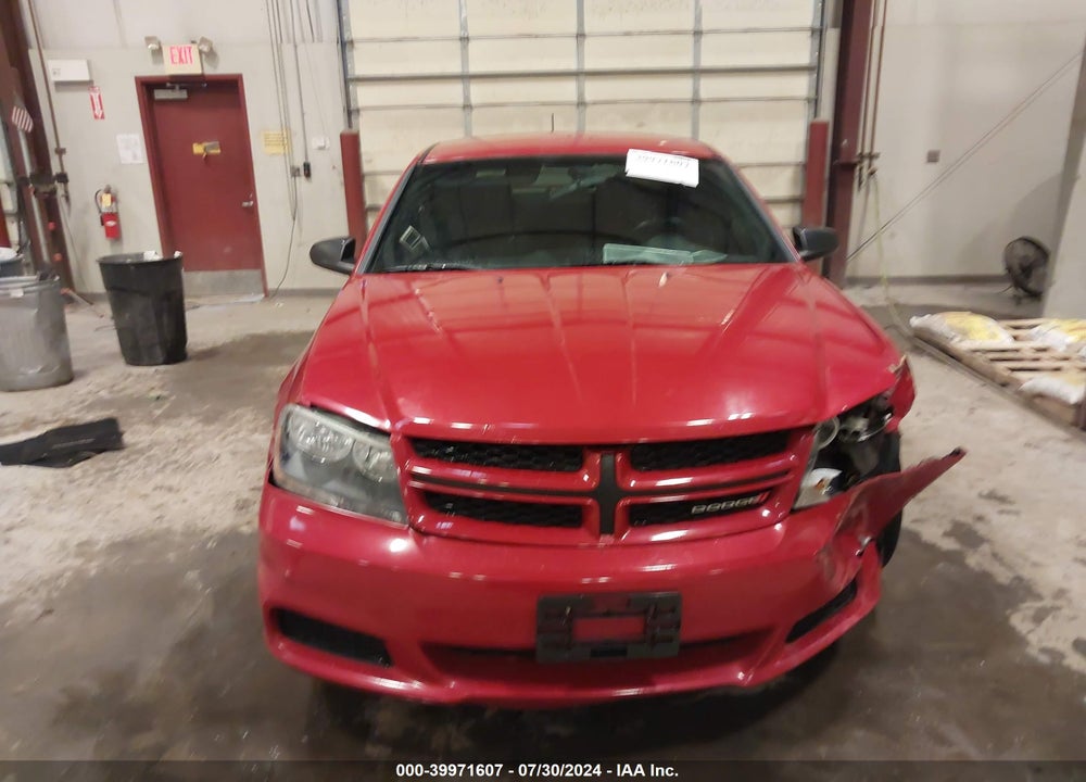 2014 DODGE AVENGER SE VIN: 1C3CDZAB9EN228406
