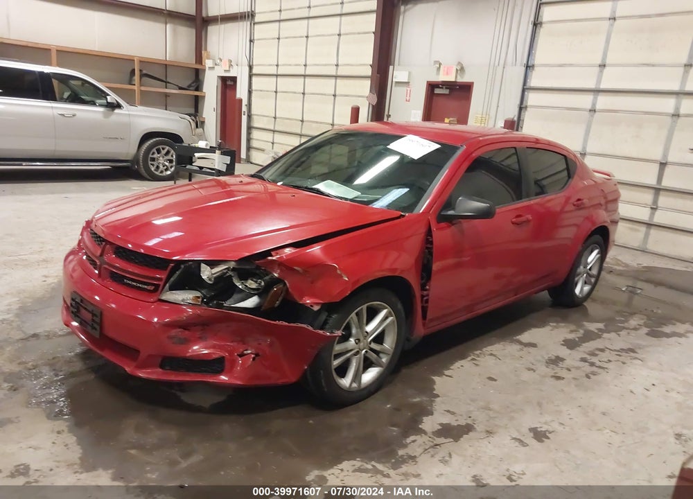 2014 DODGE AVENGER SE VIN: 1C3CDZAB9EN228406
